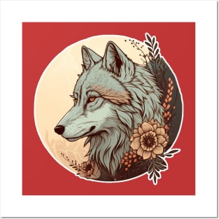 Grey wolf Posters and Art